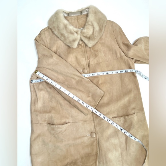 VTG mink collar shade coat jacket - Picture 7 of 13